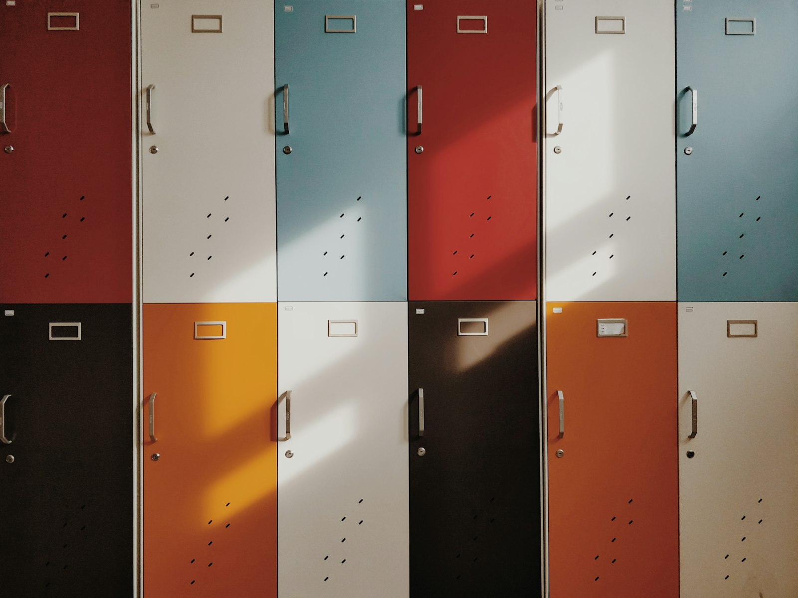 School hallway with lockers